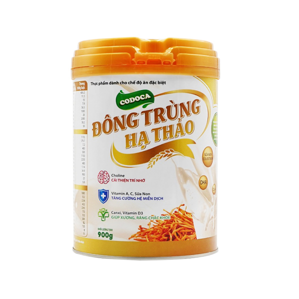 Thực phẩm dành cho chế độ ăn đặc biệt Codoca Đông trùng Hạ thảo 900g