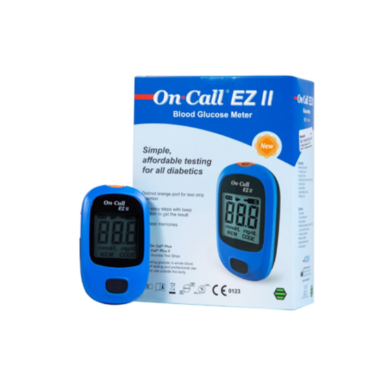 [G113-254-mmol/L] Máy đo đường huyết (Oncall EZII Blood Glucose Meter)