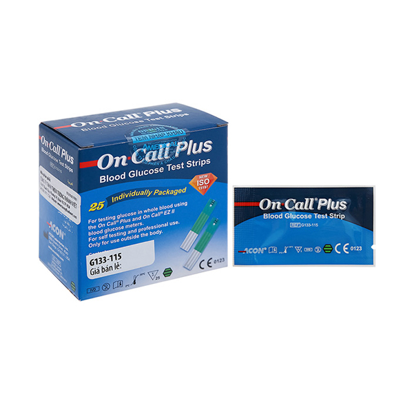 Que thử đường huyết (Oncall Plus Blood Glucose Test Strip)