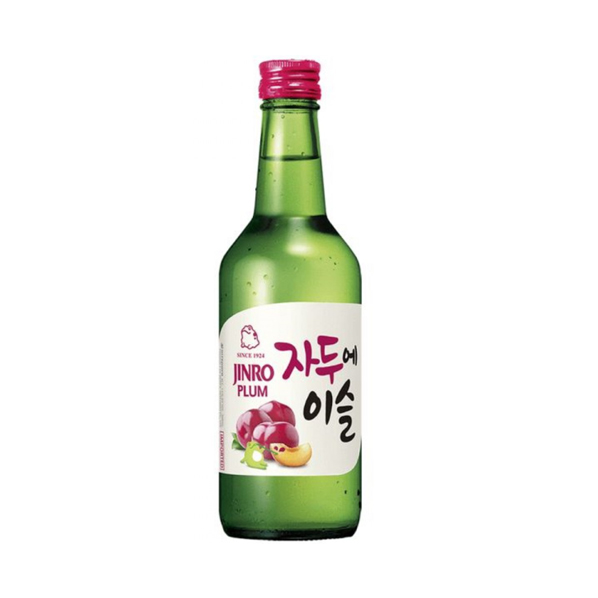 Rượu Jinro Plum Soju 13% ( 1 hộp =20 chai, 1 chai=360ml, Xuất xứ Hàn Quốc)