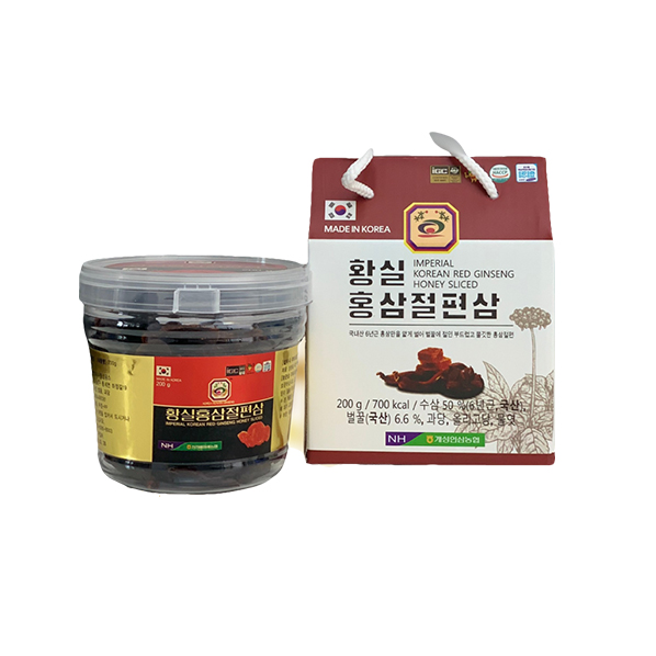 Nhân sâm Hàn Quốc Thái lát tẩm mật ong- Honeyd Korean Ginseng Slices 200g