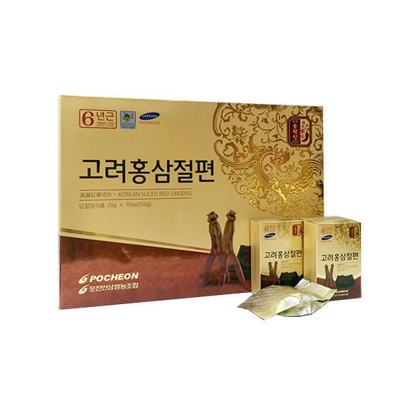 Nhân sâm Hàn Quốc Thái lát tẩm mật ong- Honeyd Korean Ginseng Slices 200g (sao chép)