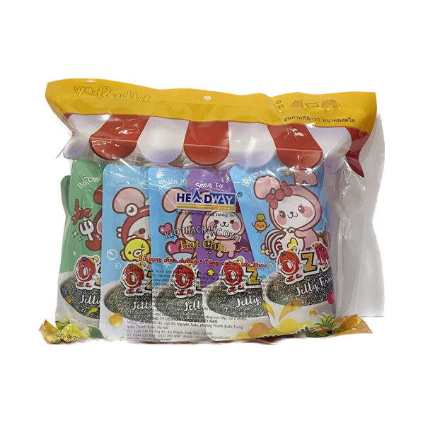 HW THẠCH OZAI  HẠT CHIA 300G ( 24 gói / thùng )