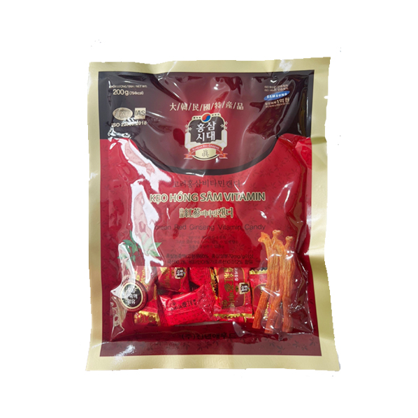 Kẹo Sâm Cứng 200g ( 50 gói / thùng )