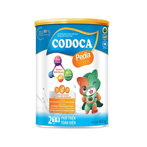 [codoca-pedia400g] Sản phẩm dinh dưỡng công thức với mục đích ăn bổ sung Codoca Pedia Premium 400g